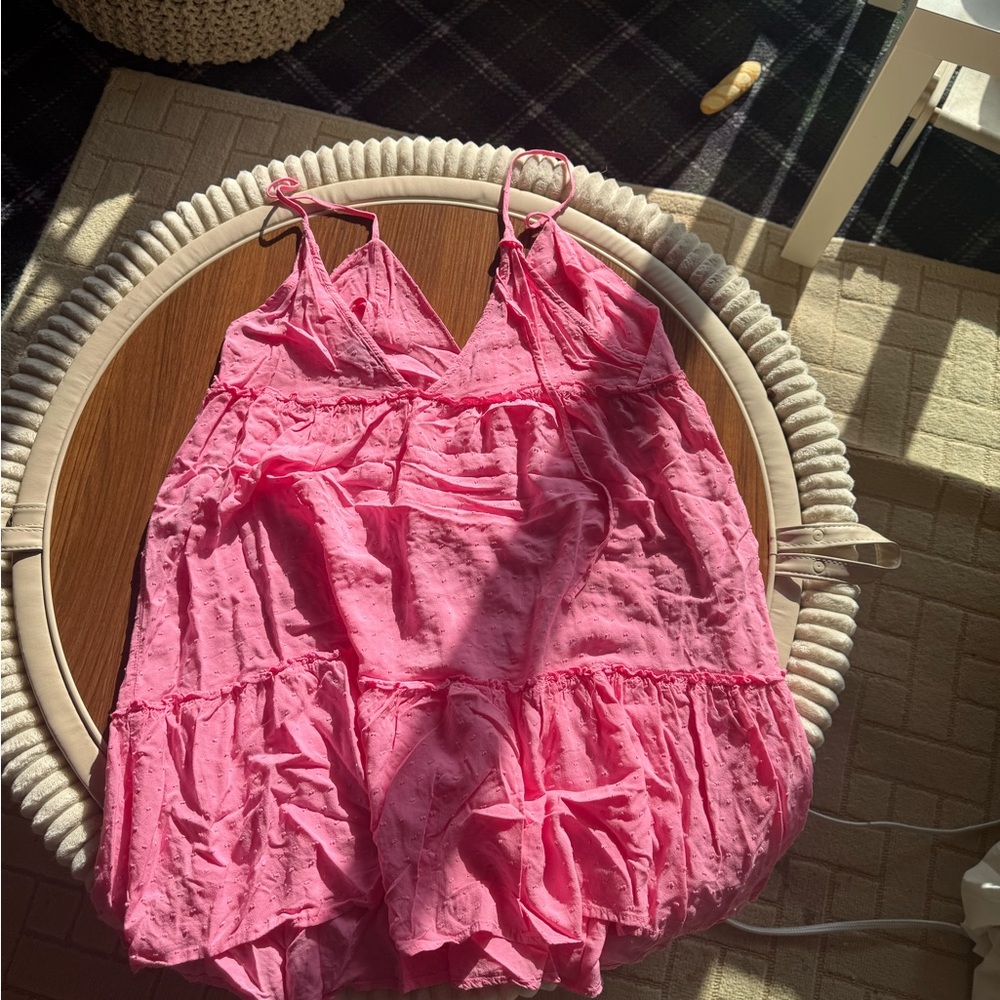 Pink Strappy Dress
